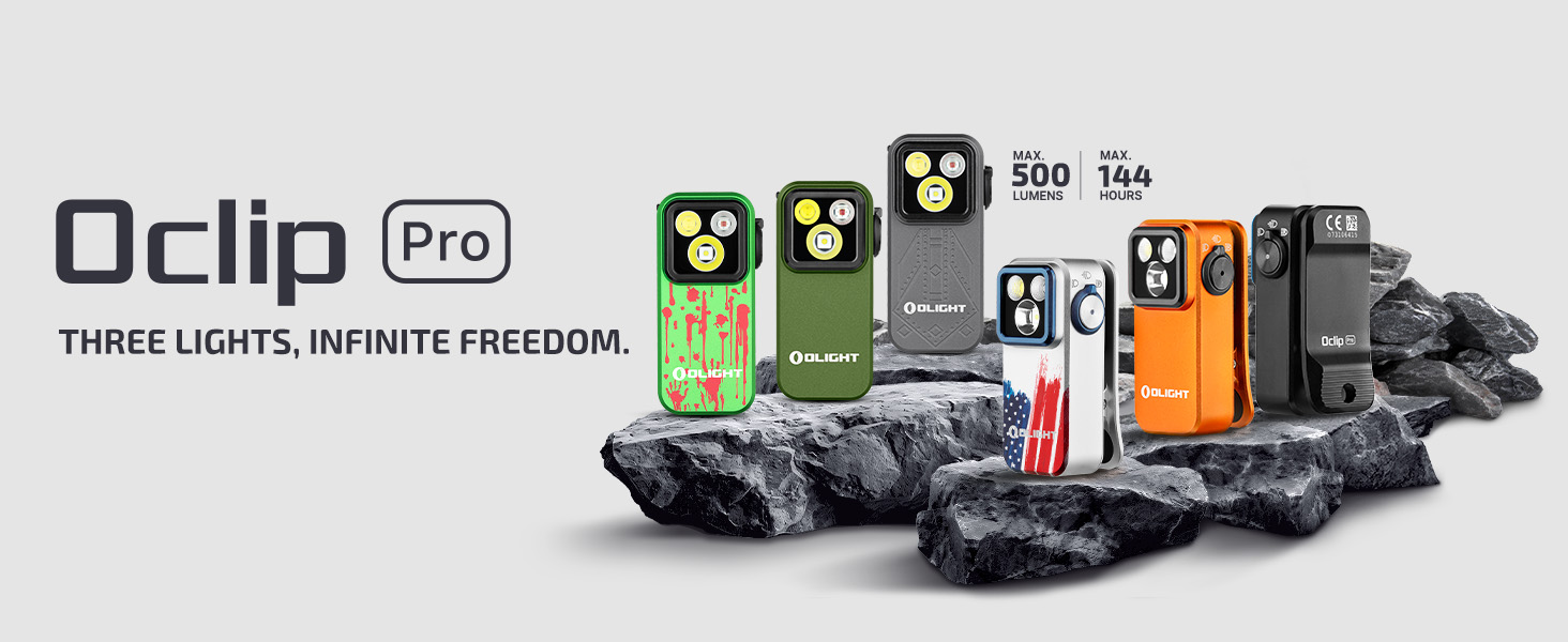Amazon.com: OLIGHT Oclip Pro EDC Flashlight Clip-on Light